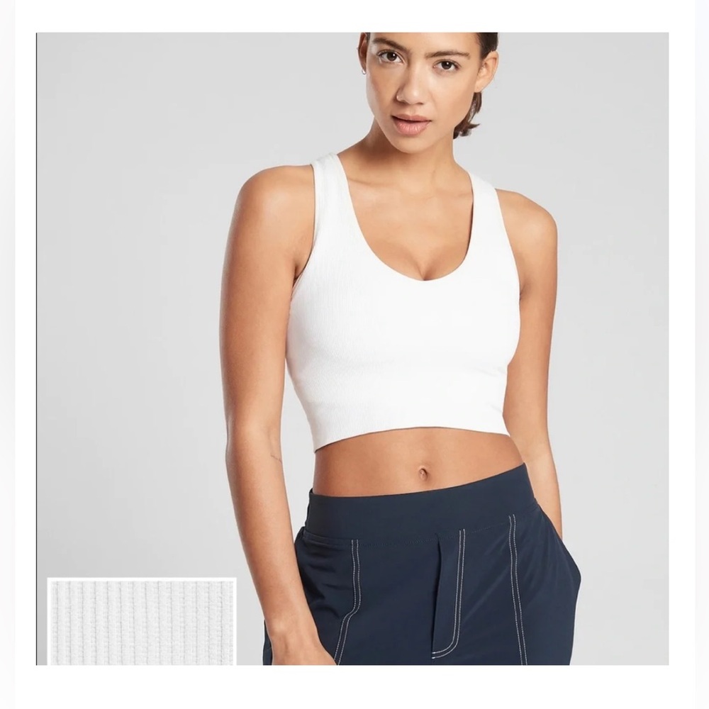Athleta Aurora Crop Rib Tank NWT